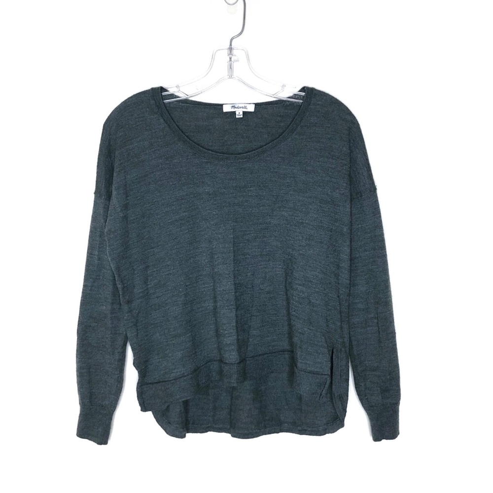 Madewell Southstar Wool Green Sweater